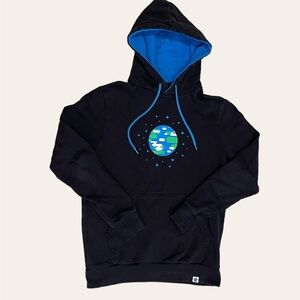 Earth Pixel Hoodie NWOT